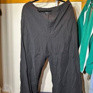 Black wide leg forever 21+ pants